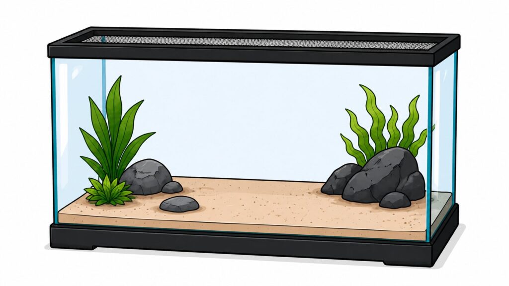 best axolotl tank