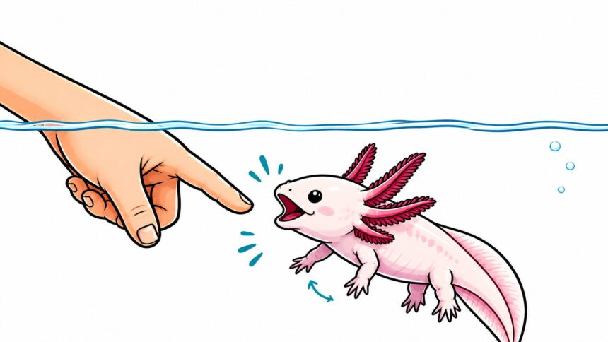 do axolotls bite
