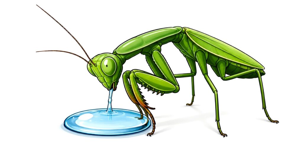 Do Praying Mantises Drink Water?