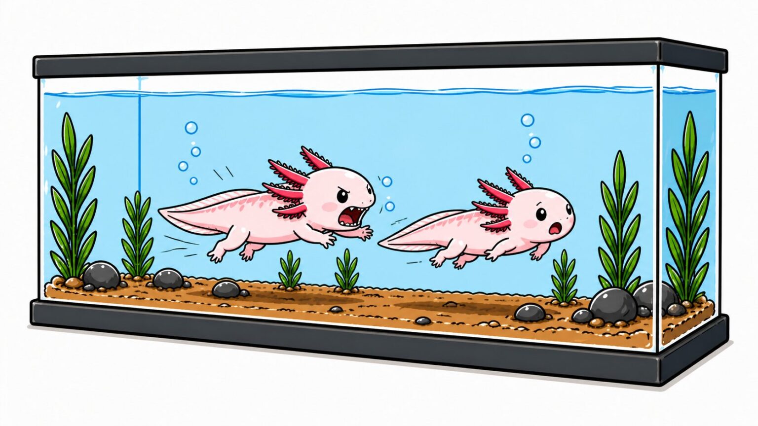 are axolotls cannibals