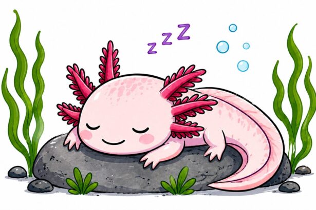 do axolotls sleep