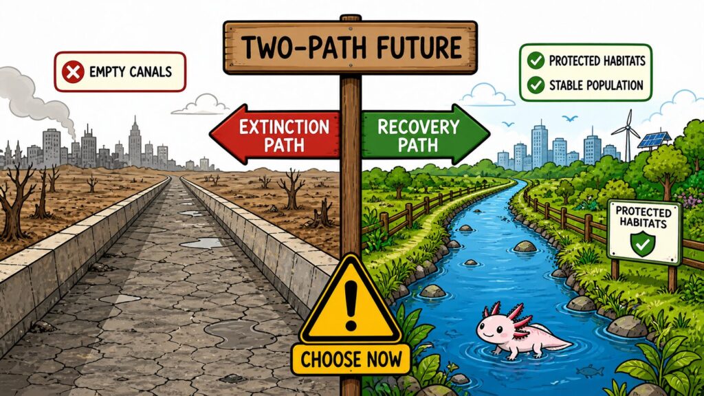 two-path future system of axolotls