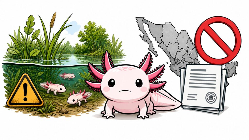 why are axolotls illegal in some places